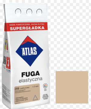 Затирка Elastyczna (1-7 мм) ATLAS 206 капучино 2кг