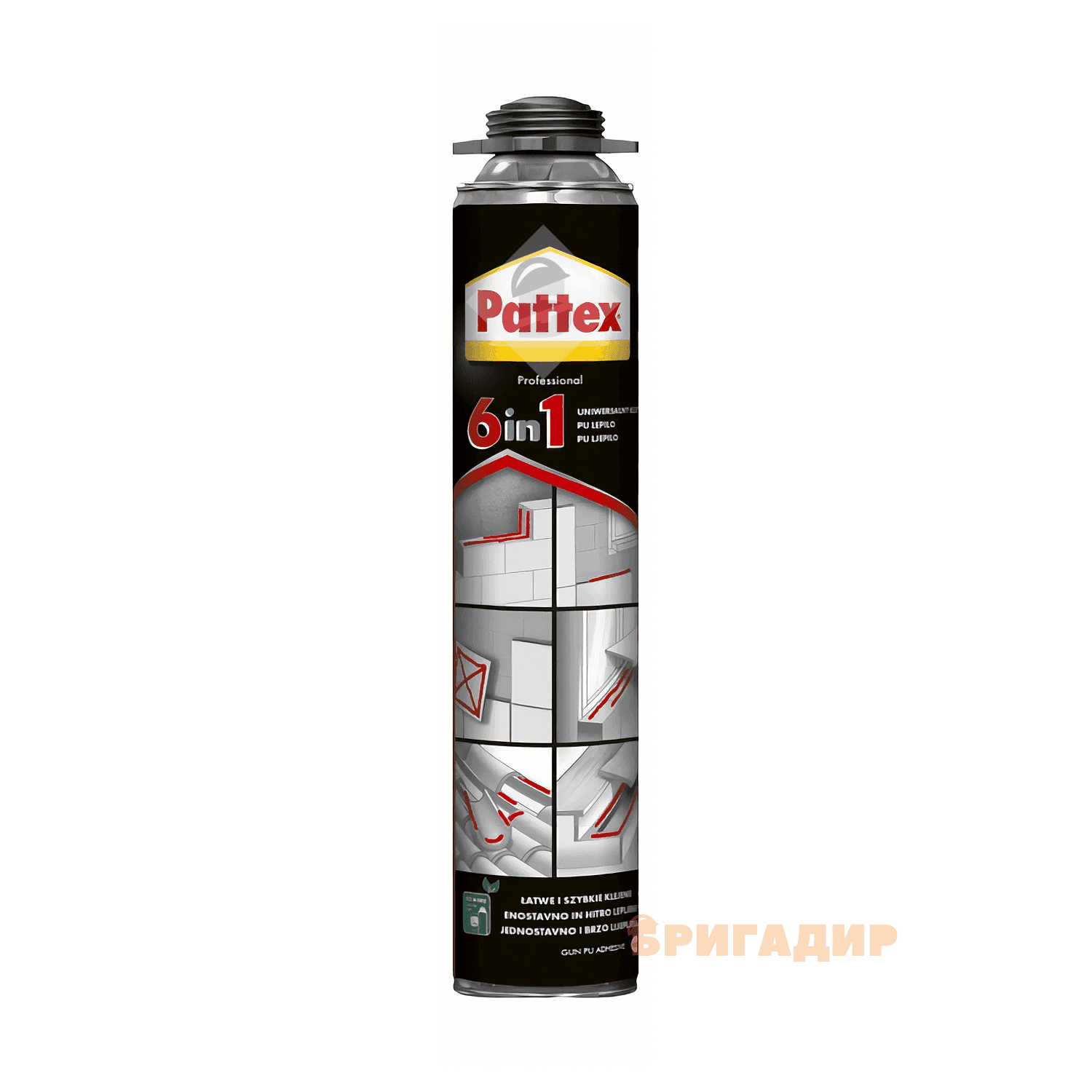 Pattex 6 в 1 піна-клей 750мл pro (H)