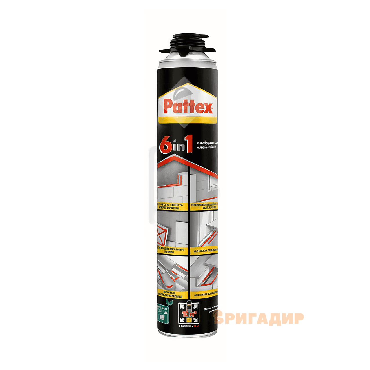 Pattex 6 в 1 піна-клей 750мл std H