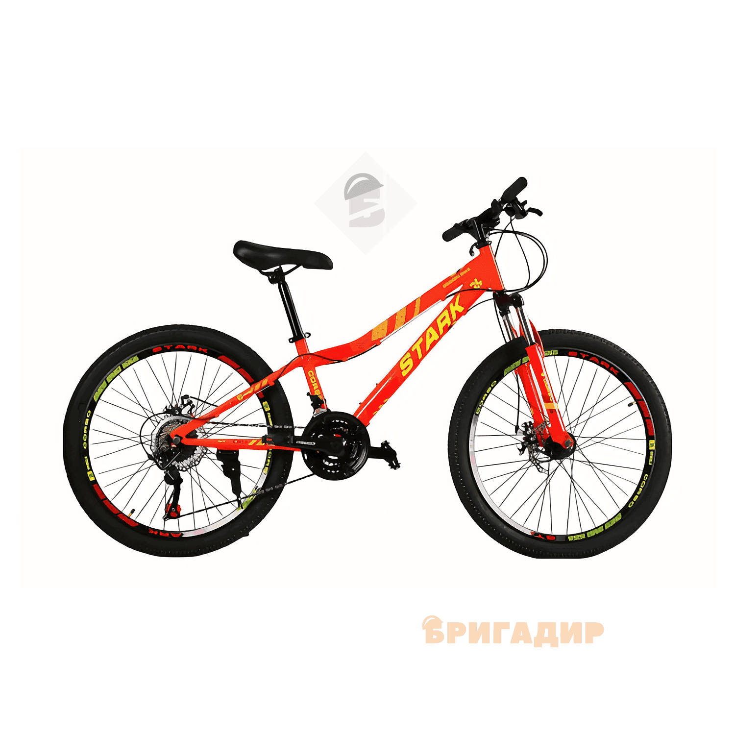 Велосипед 24 ST Corso STARK SK-24797 сталь 12* (к-т Saiguan) червоно-жовтий 71-125