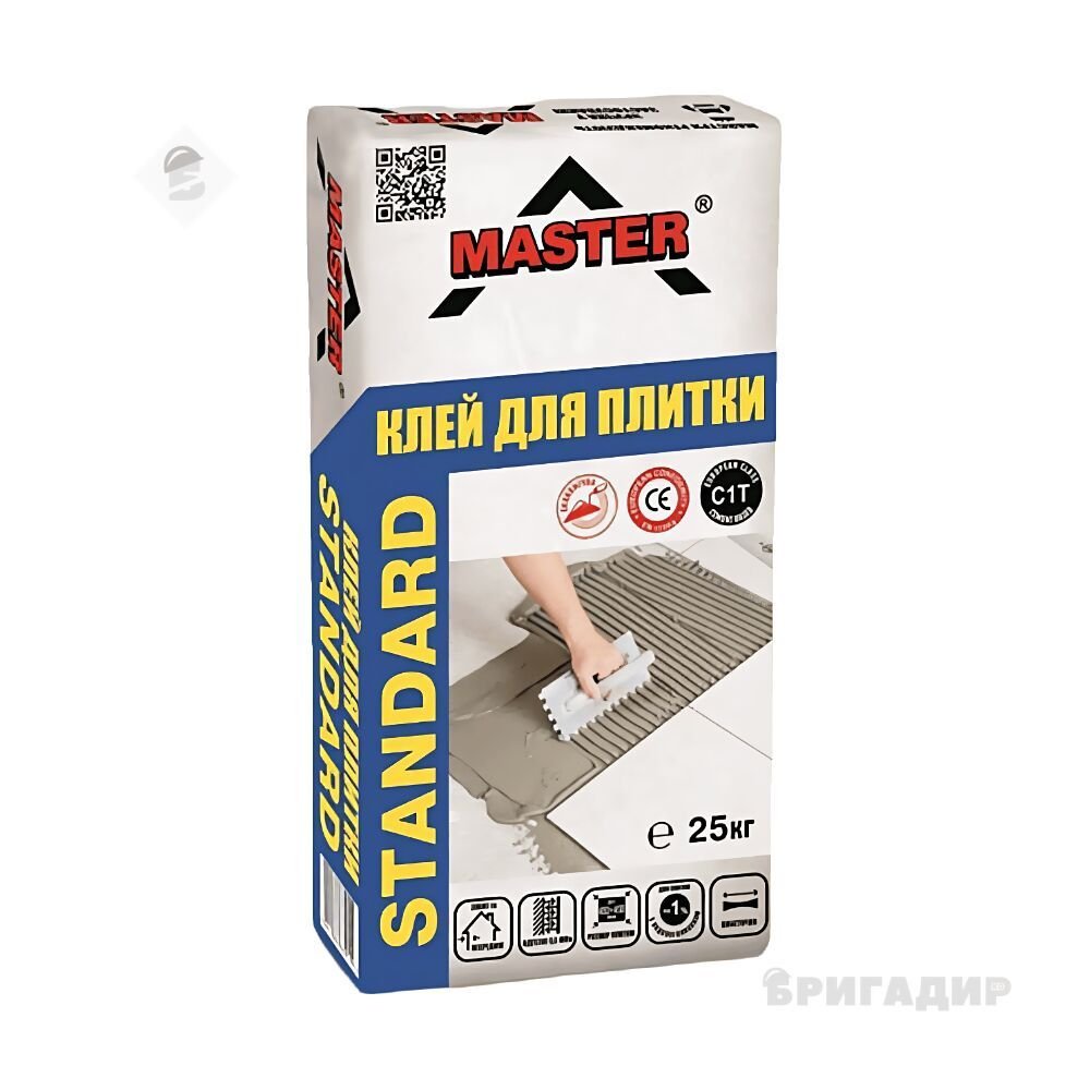 Клей Мастер Стандарт до плитки 25кг