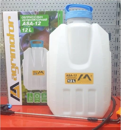 Обприскувач акумуляторний agrimotor 12l