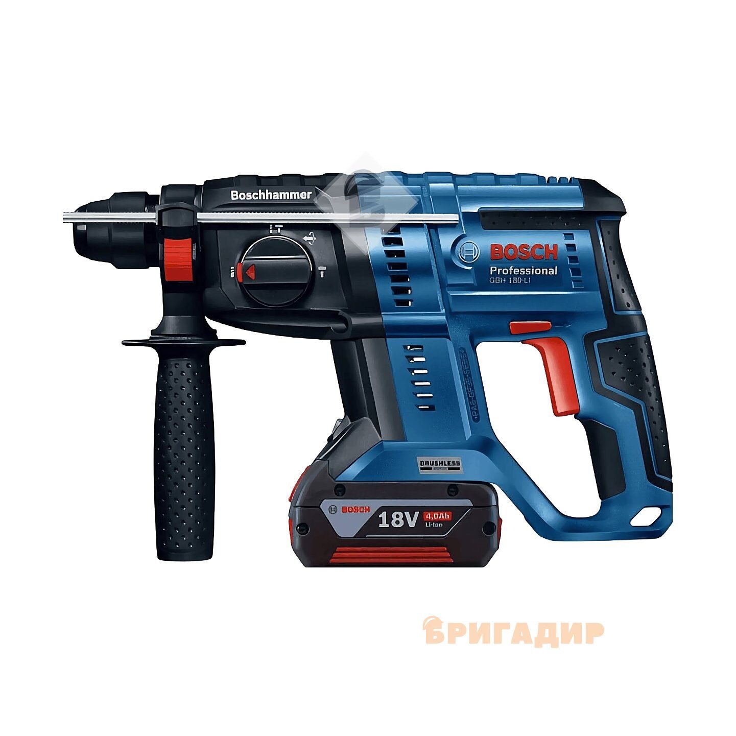 Перфоратор акум. 18В GBH 180-LI BM 2х4Ah, BOSCH