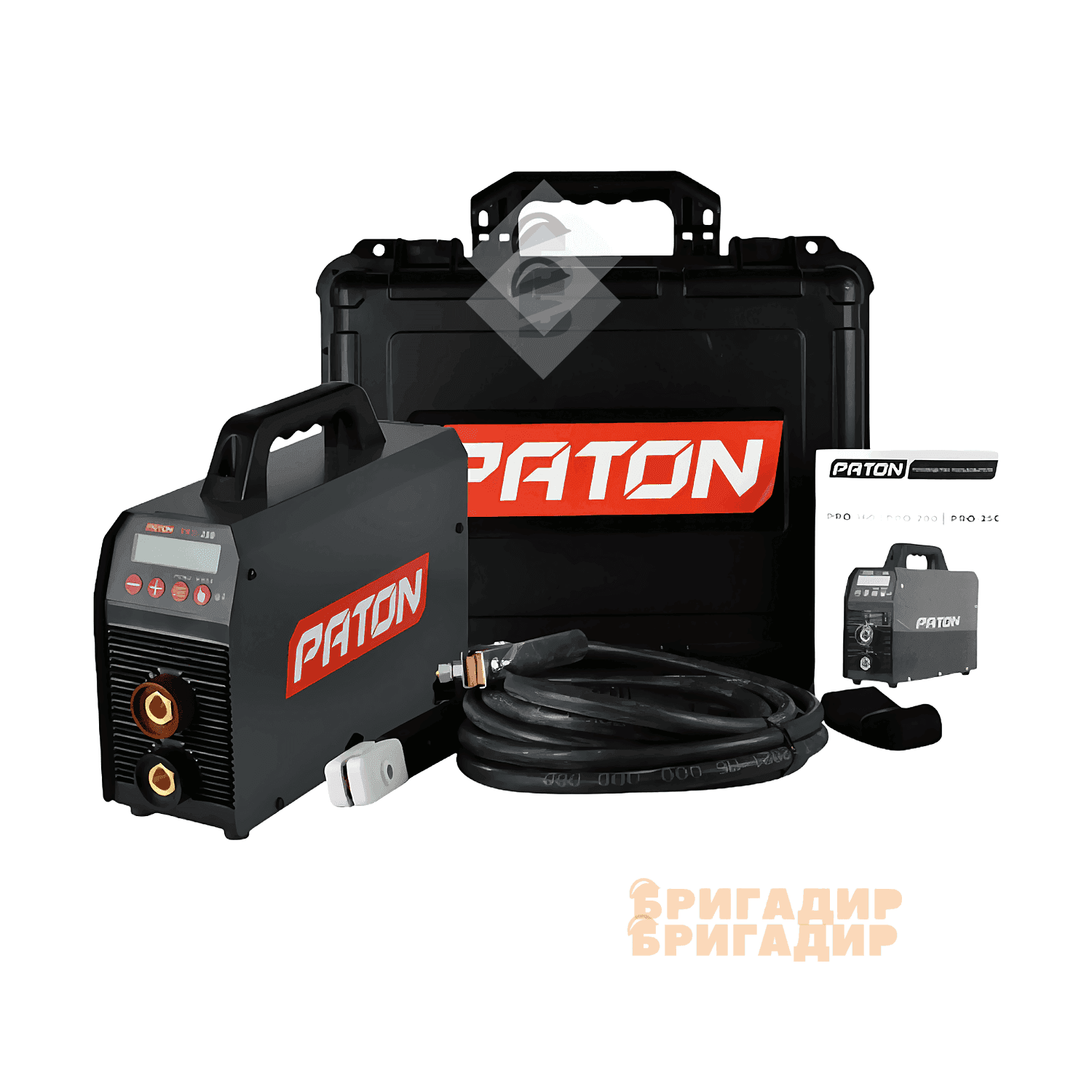 Звар. апарат інв. 250 A PRO DC MMA/TIG/MIG/MAG в кейсі, PATON