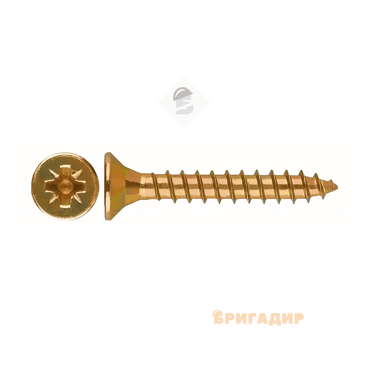 Шуруп жовтий 6х200мм