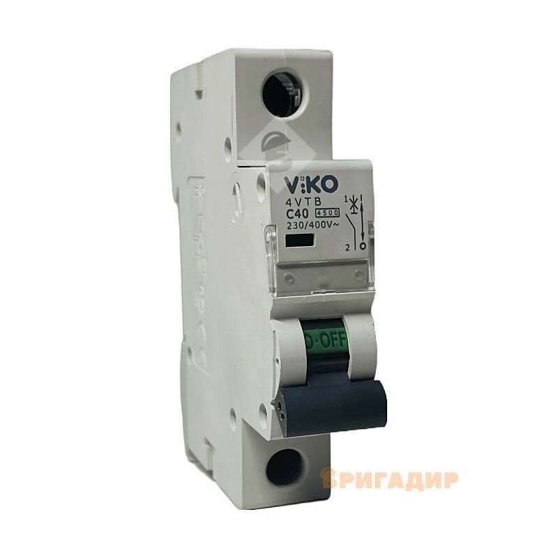 Автоматичний вимикач 1C 40А 4.5кА 230/400V Тип С ViKO