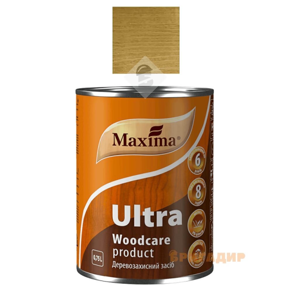 Деревозахисний засіб Maxima Ultra дуб 0,75 л