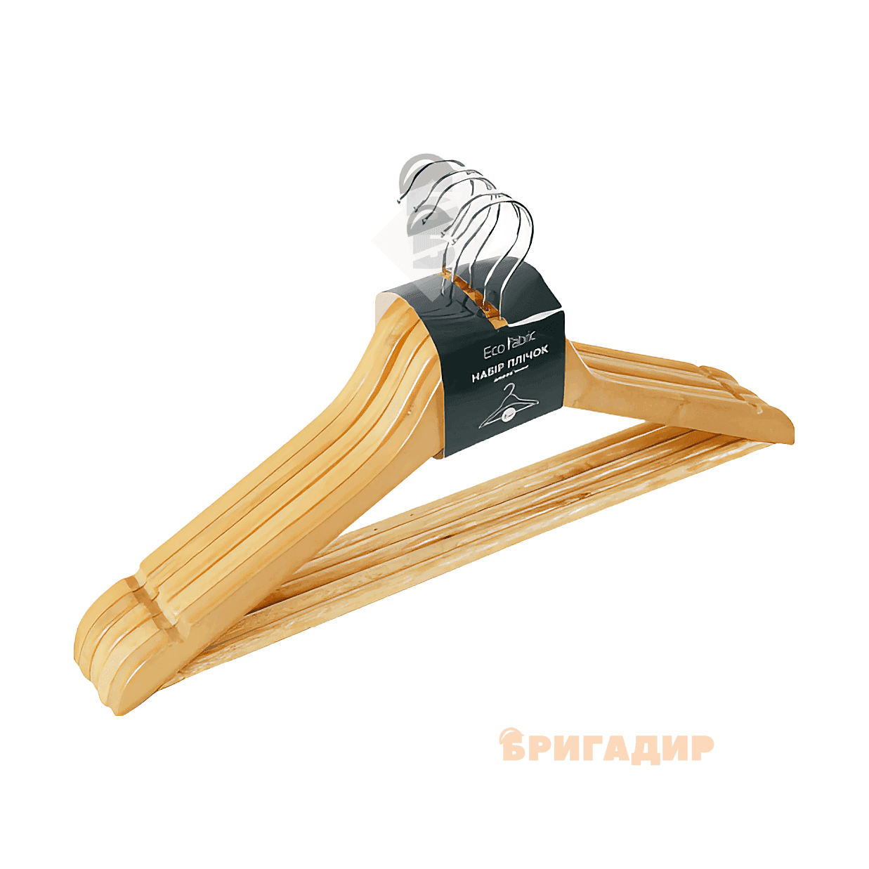 Набір плічок деревяних 44.5см 5шт EF-05 NAT
