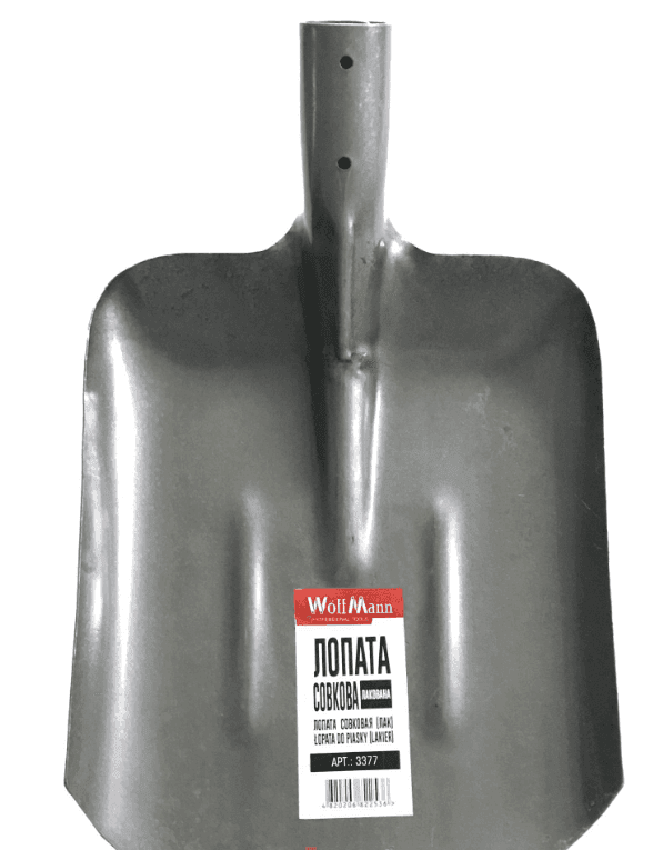 Лопата совкова лакована "WoffMann Professional Tools" рейсова сталь 3377