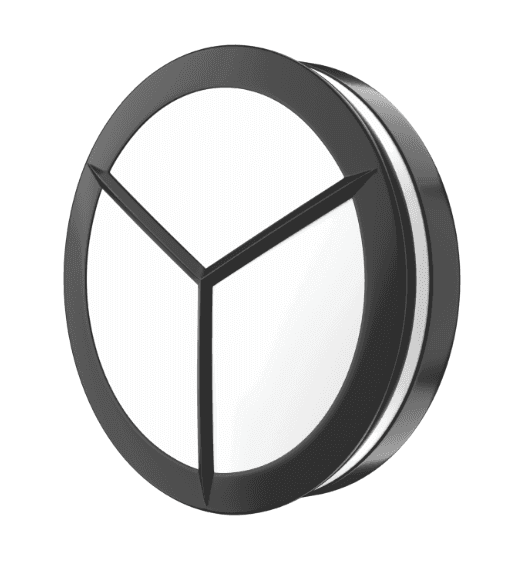 LED світильник Lebron L-FL05-R 24W 2100LM 4100 IP 65 чорний 15-38-05