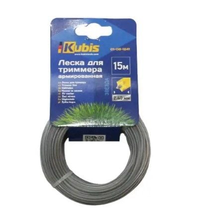 Ліска для тримера Кубіс 2,4мм зірка