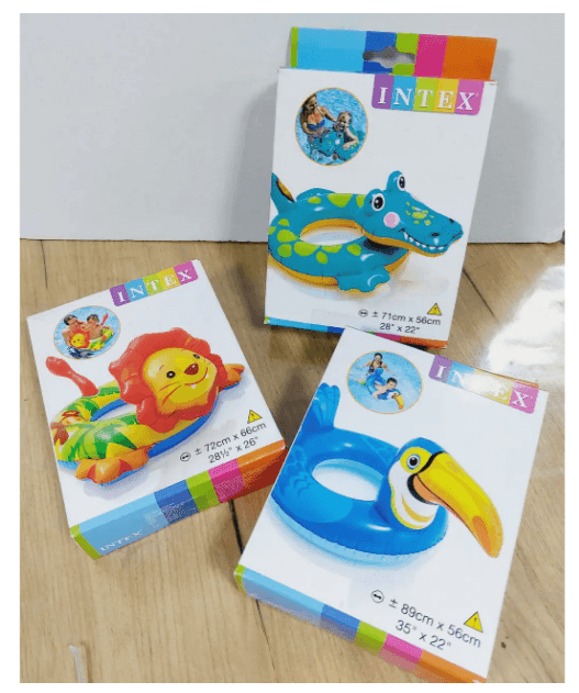 Круг надувн. 58221 (36шт) винил, 3 вида (3-6 лет), в кор. 76*57см/81*56см / 81*69см 58221