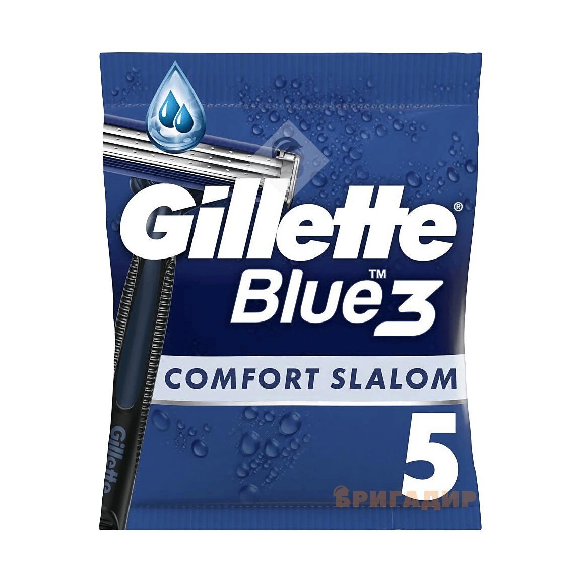 08689 GILLETTE BLUE 3 Слалом Комфорт одноразові бритви 5шт
