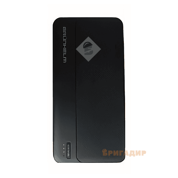 Power Bank Портативна батарея 10.000 mAh чорний GP-01B GRUNHELM