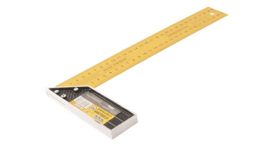 Кутник жовтий Mastertool 300мм 30-0300