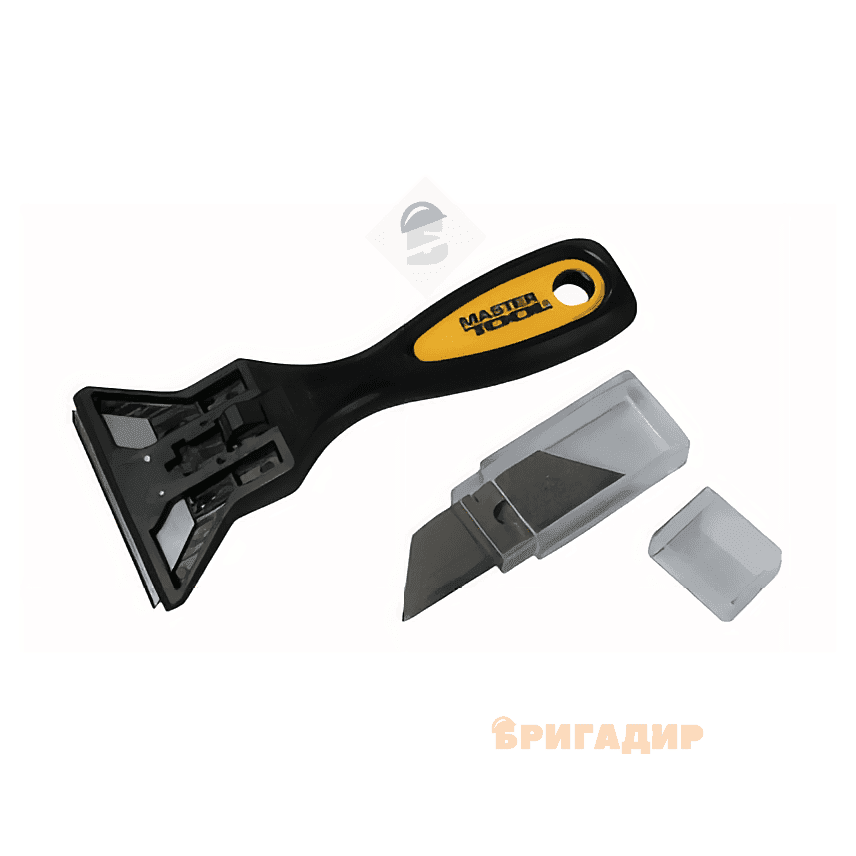 Скребок для фарби з комплектом лез Mastertool 17-1001 (10шт) 711909