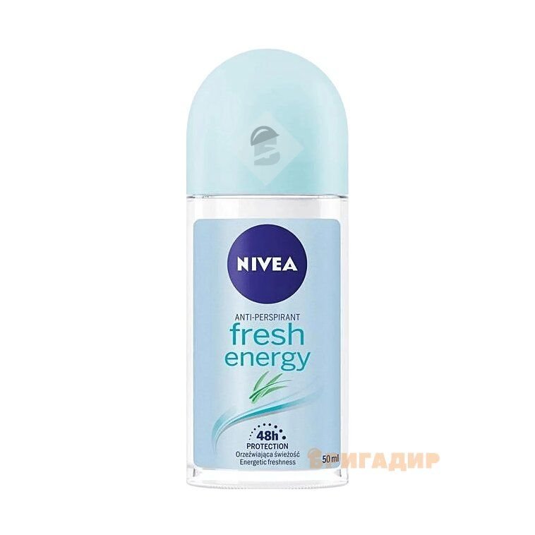 РОЛ Д/ЖІНОК ДЕО ЕНЕРГІЯ СВІЖОСТІ NIVEA 50 МЛ.