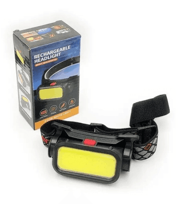 Ліхтарик акумуляторний налобний Headlight з червоним світлом COB з вологозахистом ZB-449