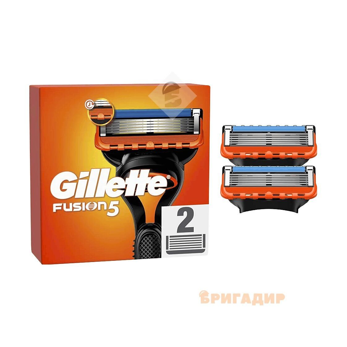 67011 GILLETTE FUSION Змінні касети д/г 2шт