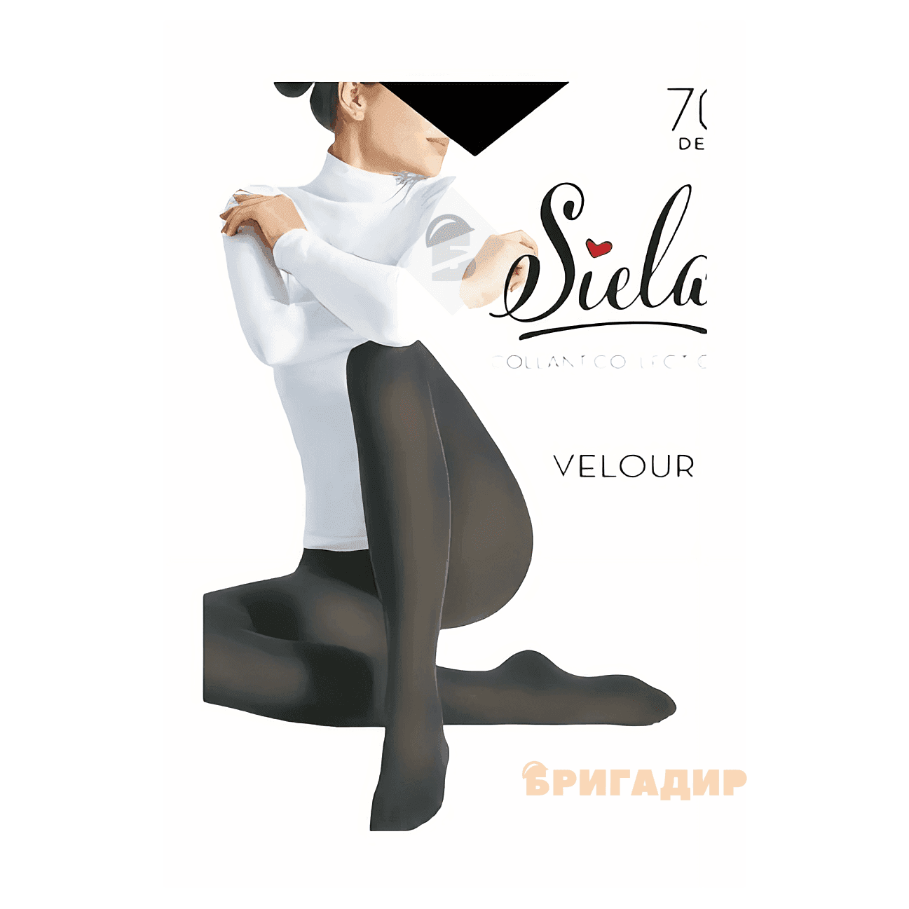 Колготи жін. SIELA VELOUR 70-nero-4