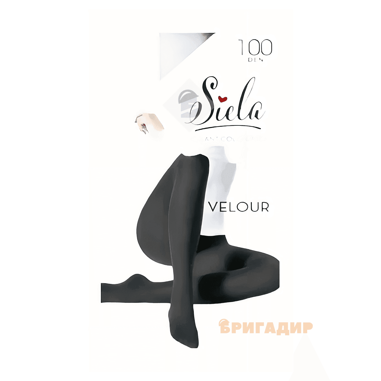Колготи жін. SIELA VELOUR  100-nero-4