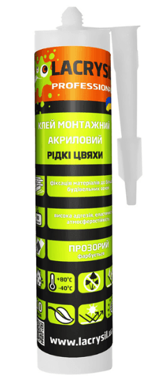 Клей монтажний Plus прозорий 280 мл (рідкі цвяхи)