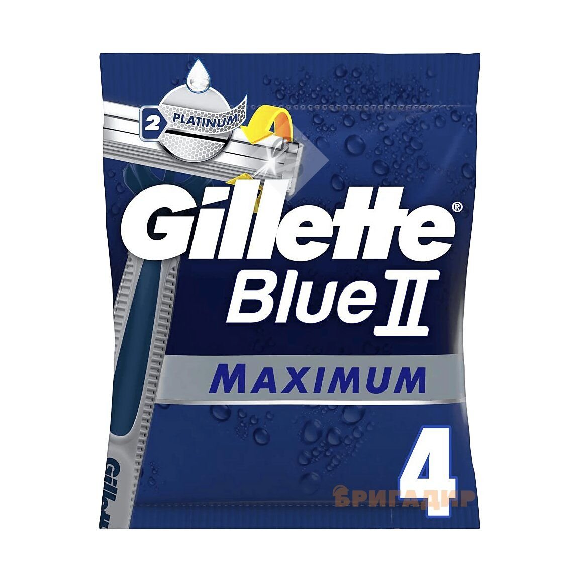 74466 GILLETTE BLUEII Maximum Бритви одноразовi 4шт