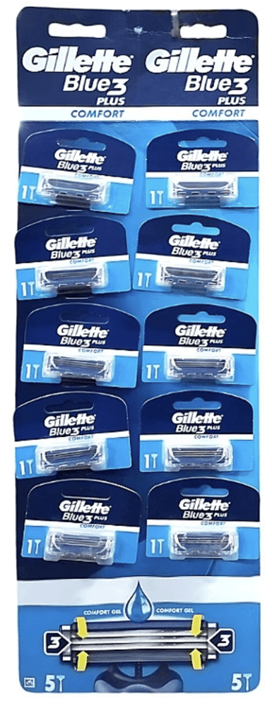 45298 GILLETTE BLUE 3 Комфорт Плюс Бритви одноразовi 10шт