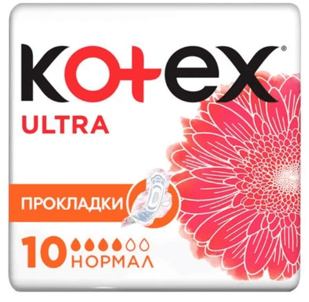 Kotex прокладки Ultra Dry Normal 10шт