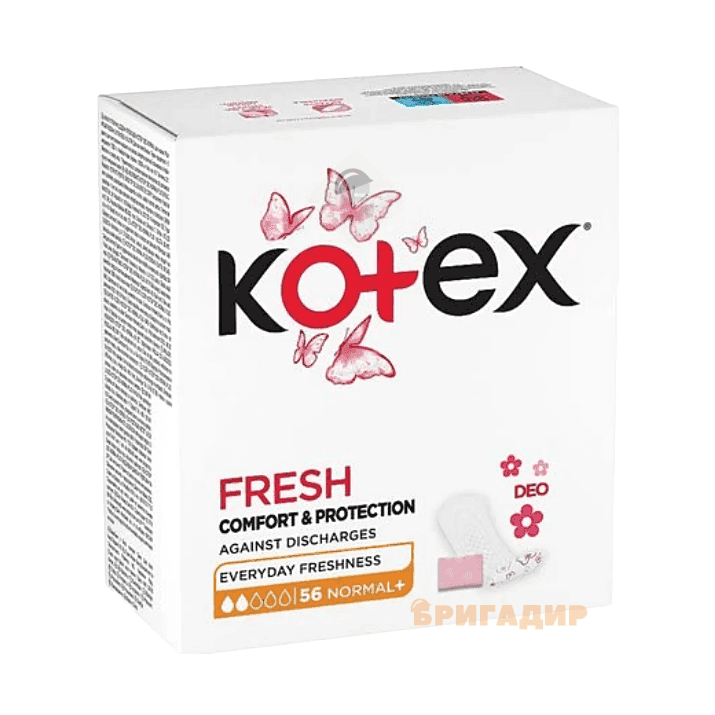 Kotex прокладки щоденні Normal Plus deo 56шт