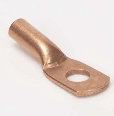 087933 Наконечник силовий мідний 4мм кв під болт 6 ДСТ 7386-80