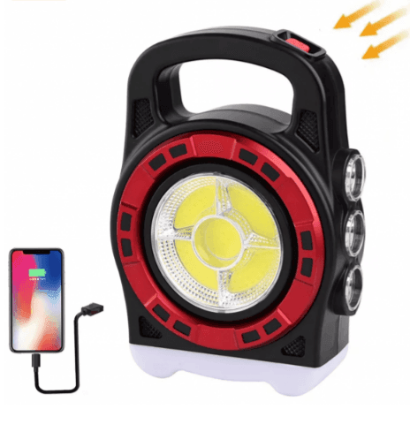 Лампа багатофункціональна світлодіодна на сонячній батареї HB-6678L ZB-34