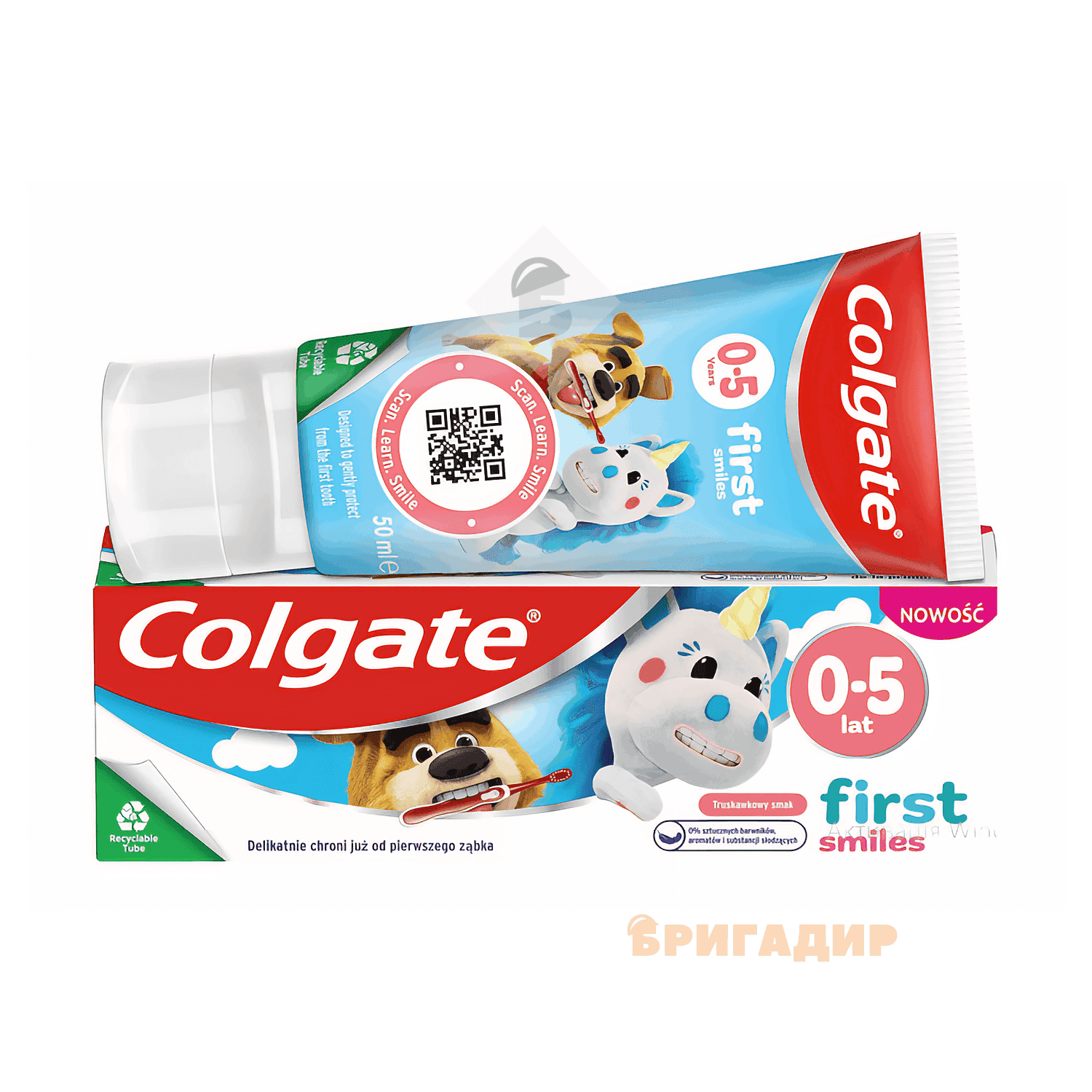 Colgate зубна паста 50мл дитяча 0-5 років