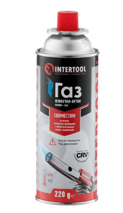 Балон газовий 220г INTERTOOL GS-2200