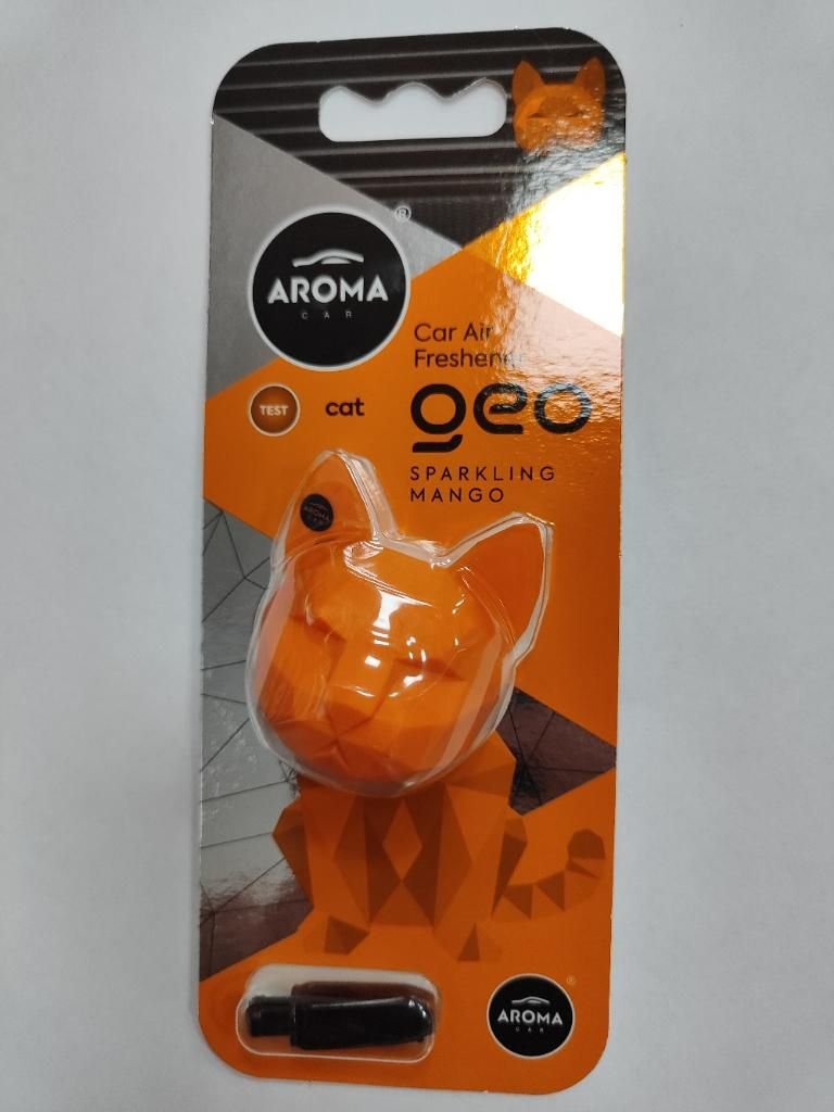 Ароматизатор на дифлектор Aroma Car Geo Cat - Orange Sparking Mango 12054