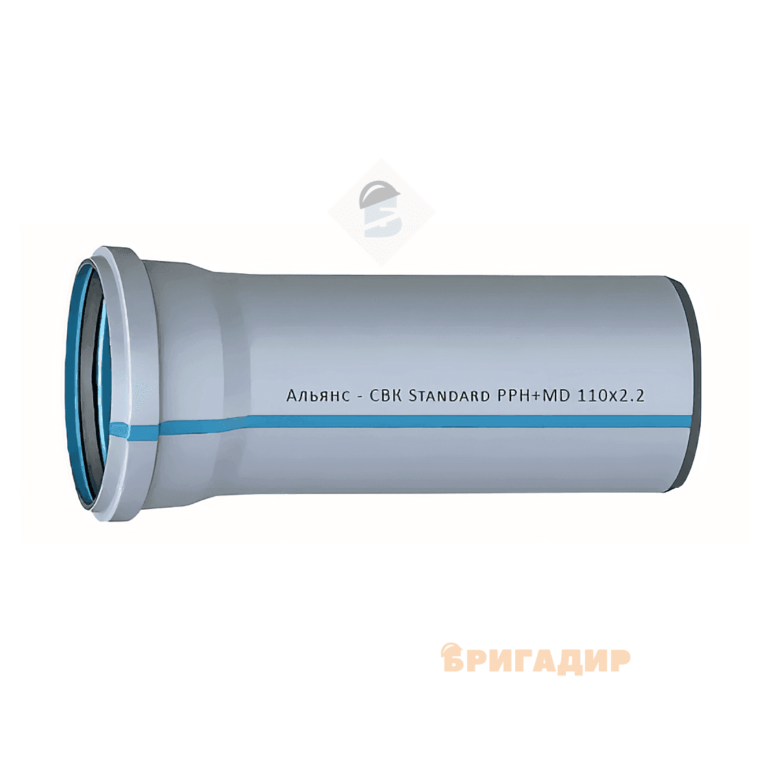 Труба СВК-Альянс ПП 110*2.2*1000 STANDART синя 1044814