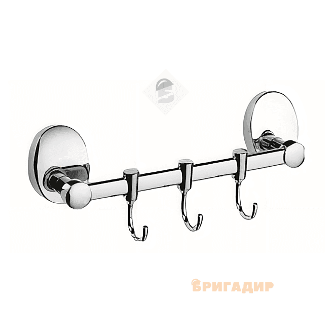 ЗМ1  ZERIX 3315-3 Планка з трьома  рухомими гачками