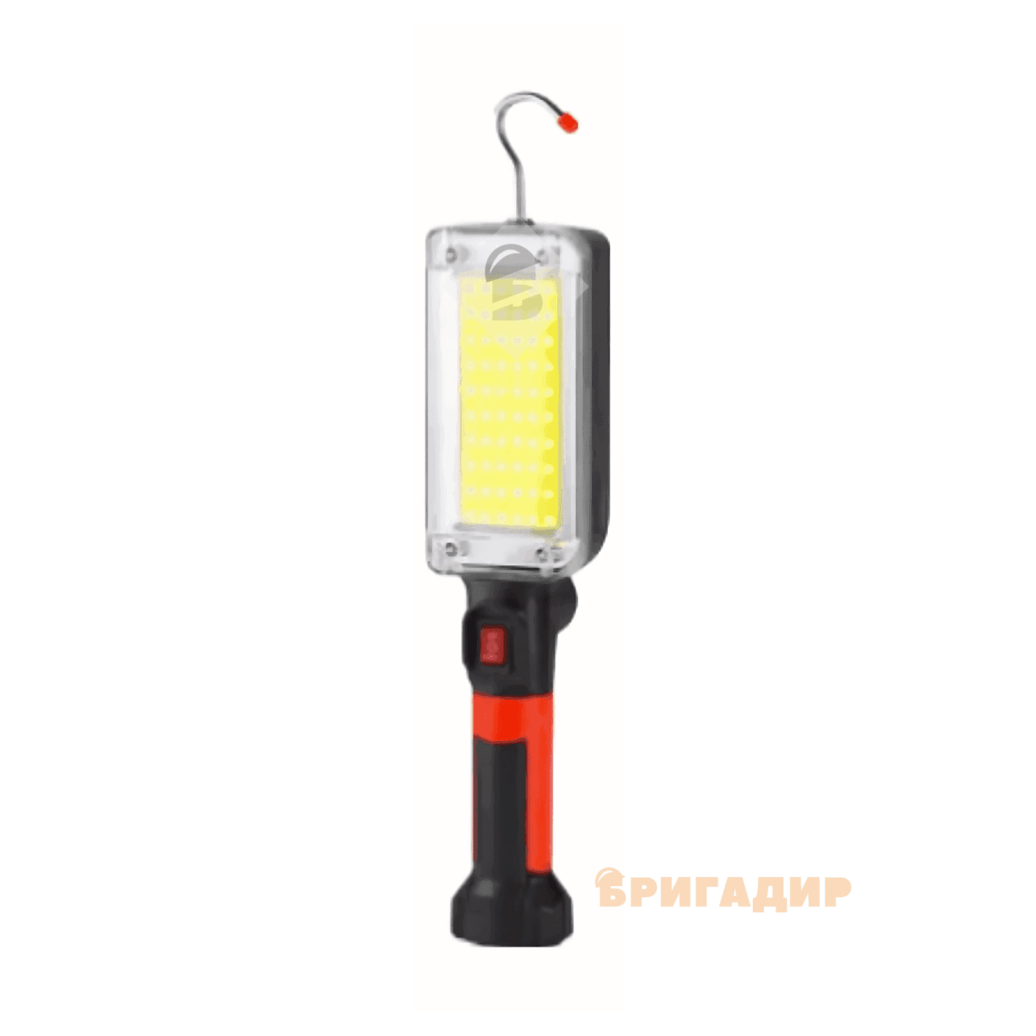 Ліхт. аварійний ZJ-8859, COB, 2x18650 , кабель micro USB, 2 режими,ручка оберт 360,магніт,гачок,зажим,34*7см