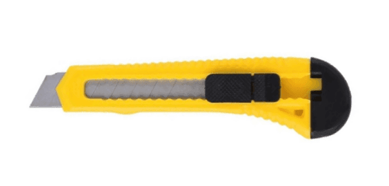 Ніж універсальний ,пласт корп. сегментоване лезо 18мм, Сталь