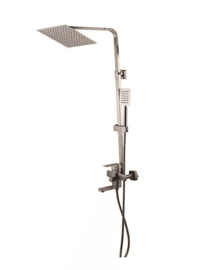 Трубка душа Нержавійка кругла SH-02