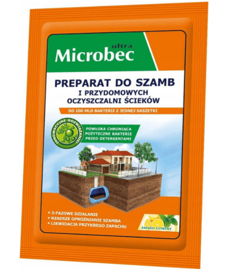 Microbec засіб для септиків, вигрібних ям і дачних туалетів 25г