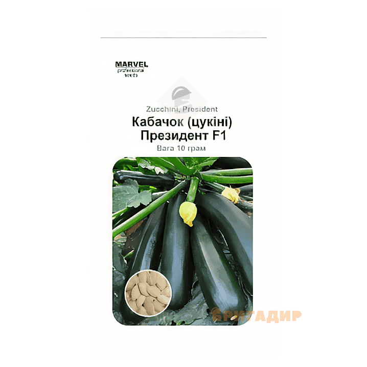Насіння Кабачок цукіні Президент 10г, Німеччина