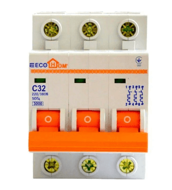 Автомат EcoHome 3й 32А