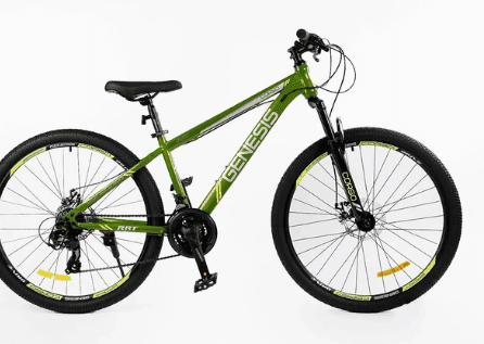 ВЕЛОСИПЕД 27.5 ST CORSO «GENESIS» GS-27105 СТАЛЬ 15", (К-Т SAIGUAN) ЗЕЛЕНИЙ 73-085