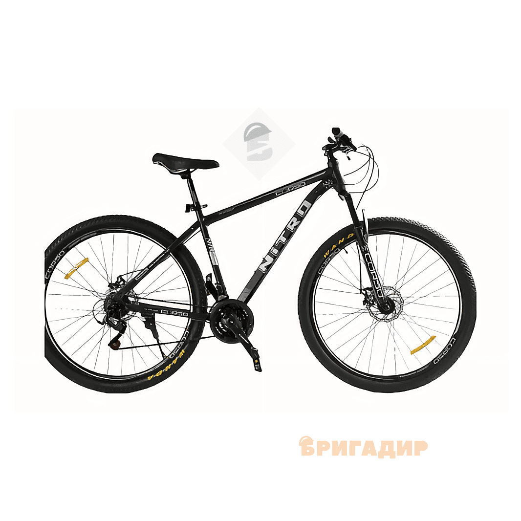 ВЕЛОСИПЕД 29 ST CORSO «NITRO» NT-29605 СТАЛЬ 19", (К-Т SUNRUN) ЧОРНИЙ 74-061