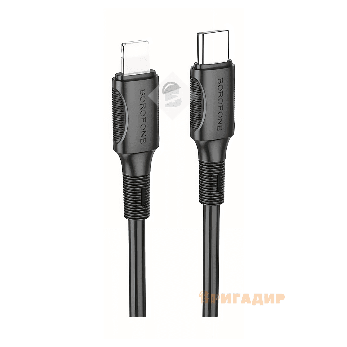Кабель Type-C - iPhone Borofone BX80 3A, 20W, чорний 1 м