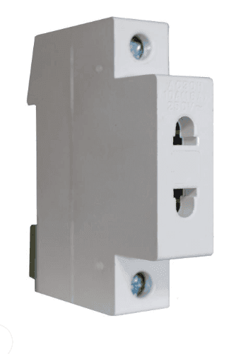 Розетка на рейку 10А