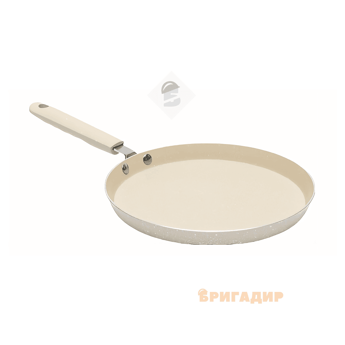 Сковорідка алюмінієва млинцева 22 см кольорова без кришки YF827-22