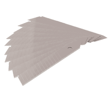 Леза Mastertool 18мм 14сегментів 10шт 17-0547