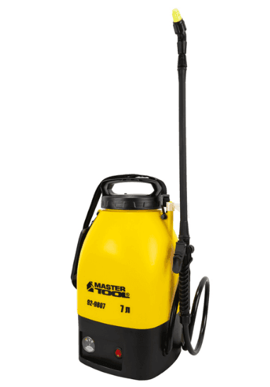 Обприскувач MASTER TOOL акамуляторний HATVEST 7Л 12В 2А/год
